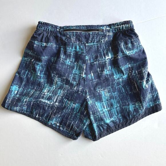 Rabbit Running California Women’s Shorts Size M Blue Lined 4.5” Inseam - Picture 2 of 7